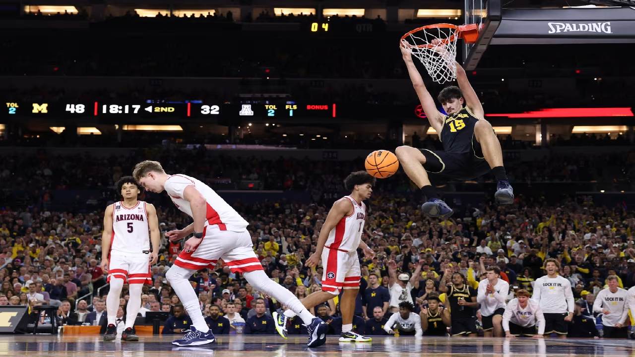 Michigan Dominates Arizona as UConn Survives Illinois to Set Up Title Clash