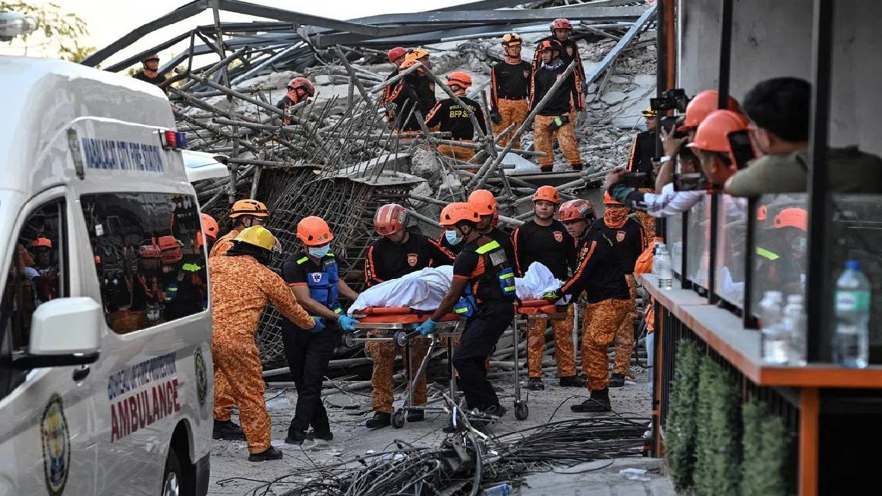 Nine-Story Building Collapse in the Philippines Leaves Families Waiting in Fear