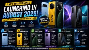 6 New Smartphones Launching in August 2026 You Should Keep an Eye On