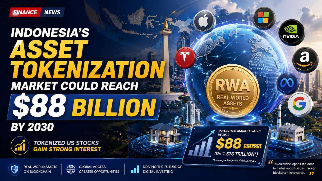 Indonesia’s Asset Tokenization Market Could Reach $88 Billion by 2030