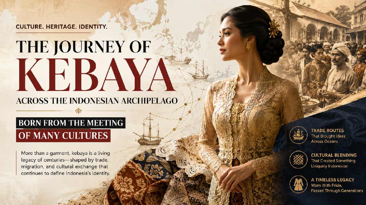 The Journey of Kebaya Across the Indonesian Archipelago: A Cultural Legacy Shaped by Many Civilizations