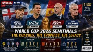 Trophy Records of the Coaches Leading the 2026 FIFA World Cup Semifinalists