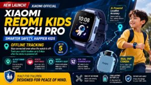 Xiaomi Redmi Kids Watch Pro Debuts with Offline Tracking for Better Child Safety