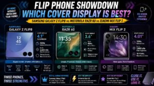 Galaxy Z Flip8 vs Razr 60 vs Mix Flip 2: Which Cover Display Is Best?
