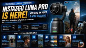 Insta360 Luna Pro Arrives With Vertical 4K and Hands-Free Head Tracking