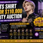 Jimin BTS Shirt Sells for $110,000 as World Cup Charity Auction Captures Global Attention