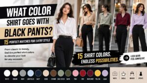 What Color Shirt Goes with Black Pants? 15 Stylish Outfit Ideas for Every Occasion