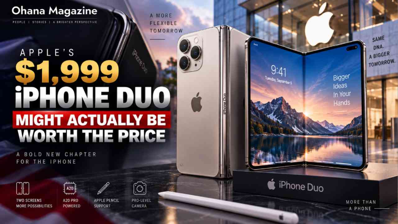 Apple’s $1,999 iPhone Duo Might Actually Be Worth the Price