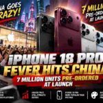 China’s iPhone 18 Pro Craze Drives 7 Million Pre-Orders at Launch