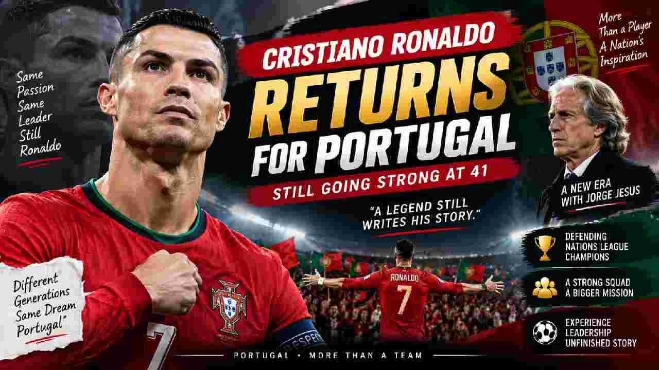 Cristiano Ronaldo Still Leads Portugal as Jorge Jesus Begins New Era