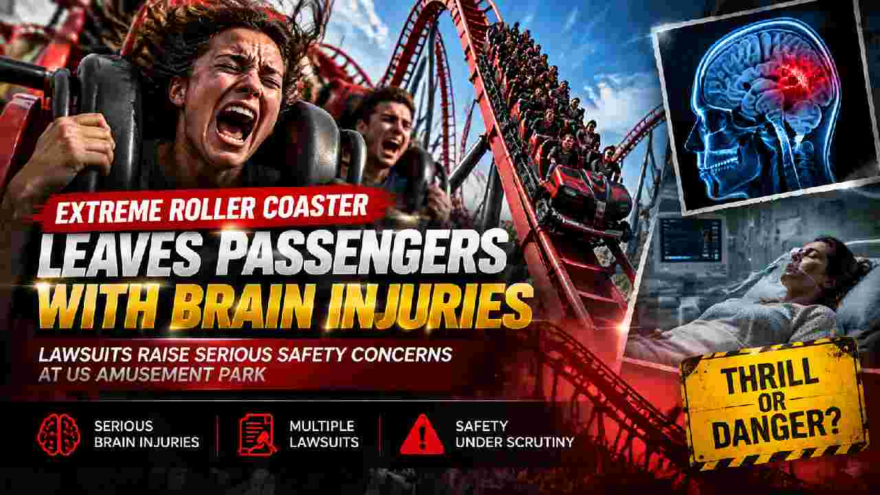 Extreme Roller Coaster in the US Raises Concerns After Passengers Suffer Brain Injuries
