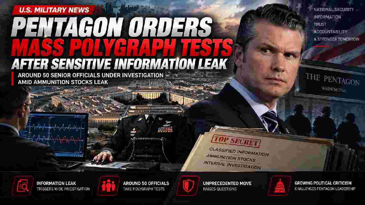 Pentagon Orders Mass Polygraph Tests After Sensitive Information Leak