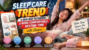 Sleep Care Trend: A New Way to Create More Comfortable Resting Time with Shopee