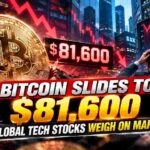 Bitcoin Slides to $81,600 as Global Tech Stock Sell-Off Pressures Risk Assets