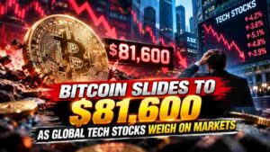 Bitcoin Slides to $81,600 as Global Tech Stock Sell-Off Pressures Risk Assets