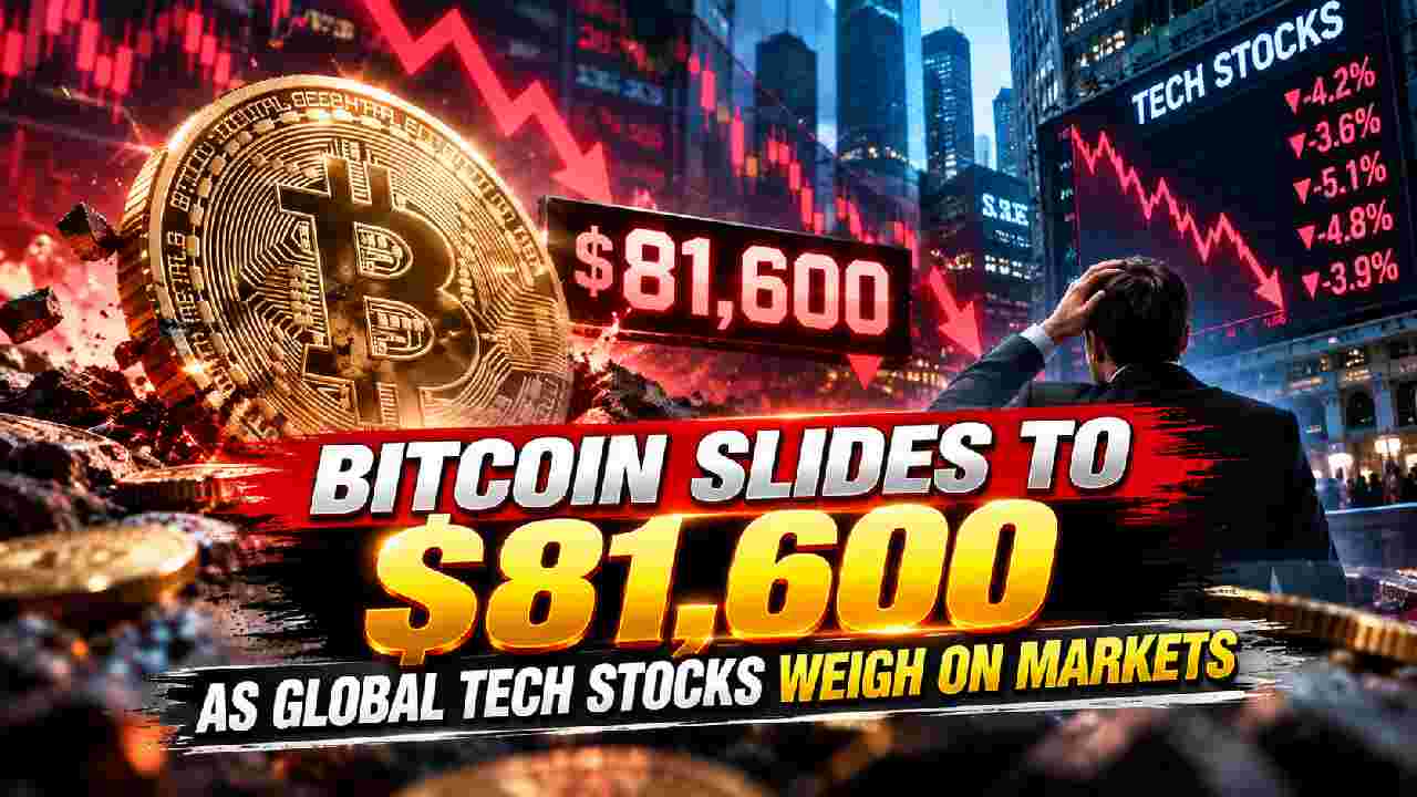 Bitcoin Slides to $81,600 as Global Tech Stock Sell-Off Pressures Risk Assets