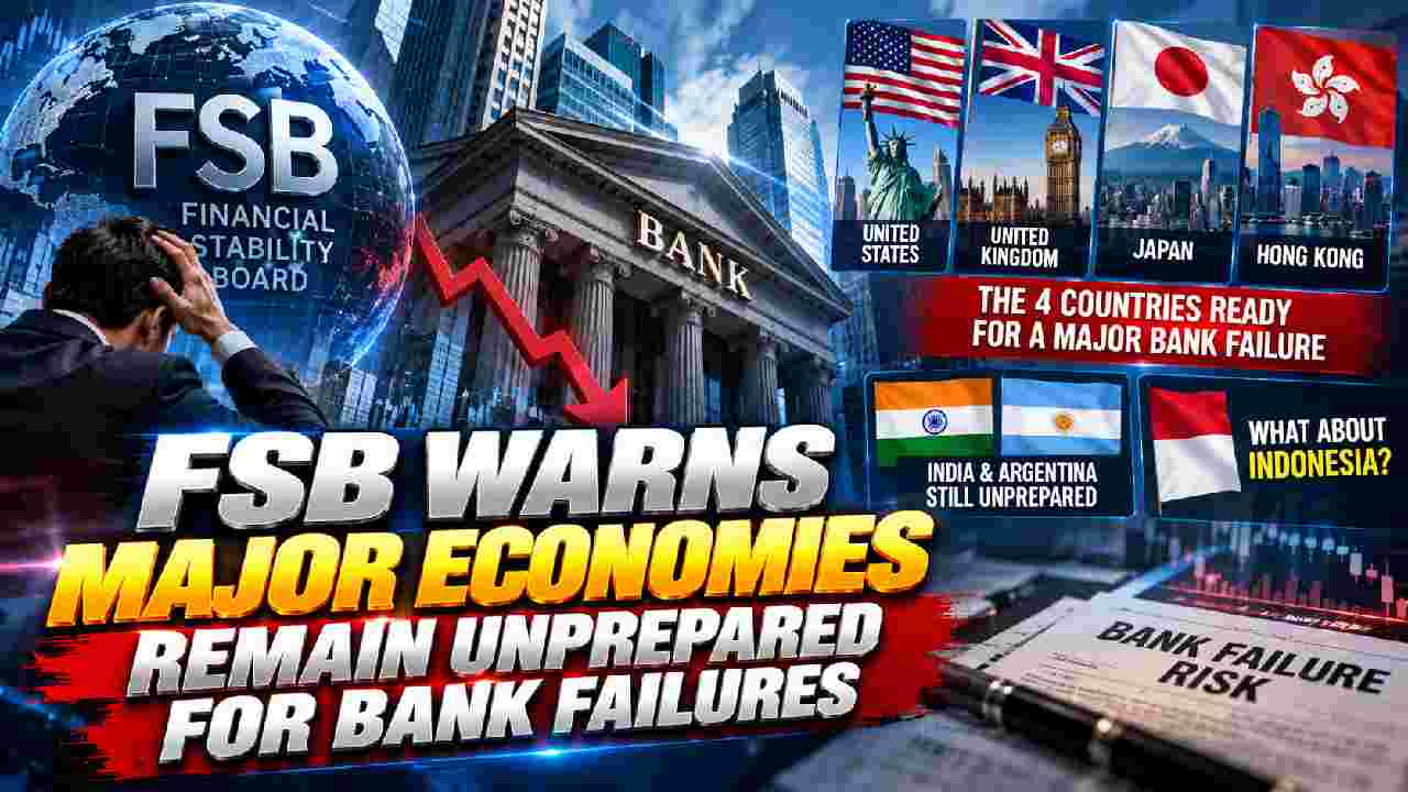 FSB Warns Major Economies Remain Unprepared for Large Bank Failures