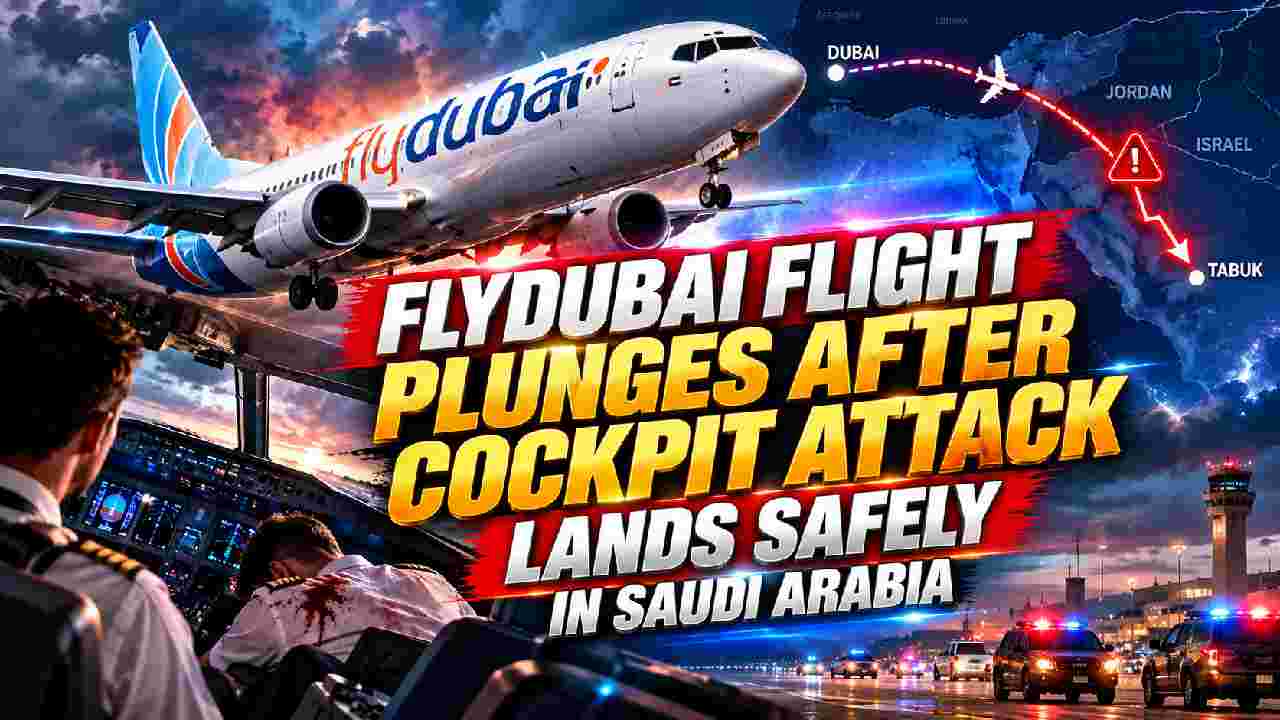 Flydubai Flight Plunges After Cockpit Attack, Lands Safely in Saudi Arabia